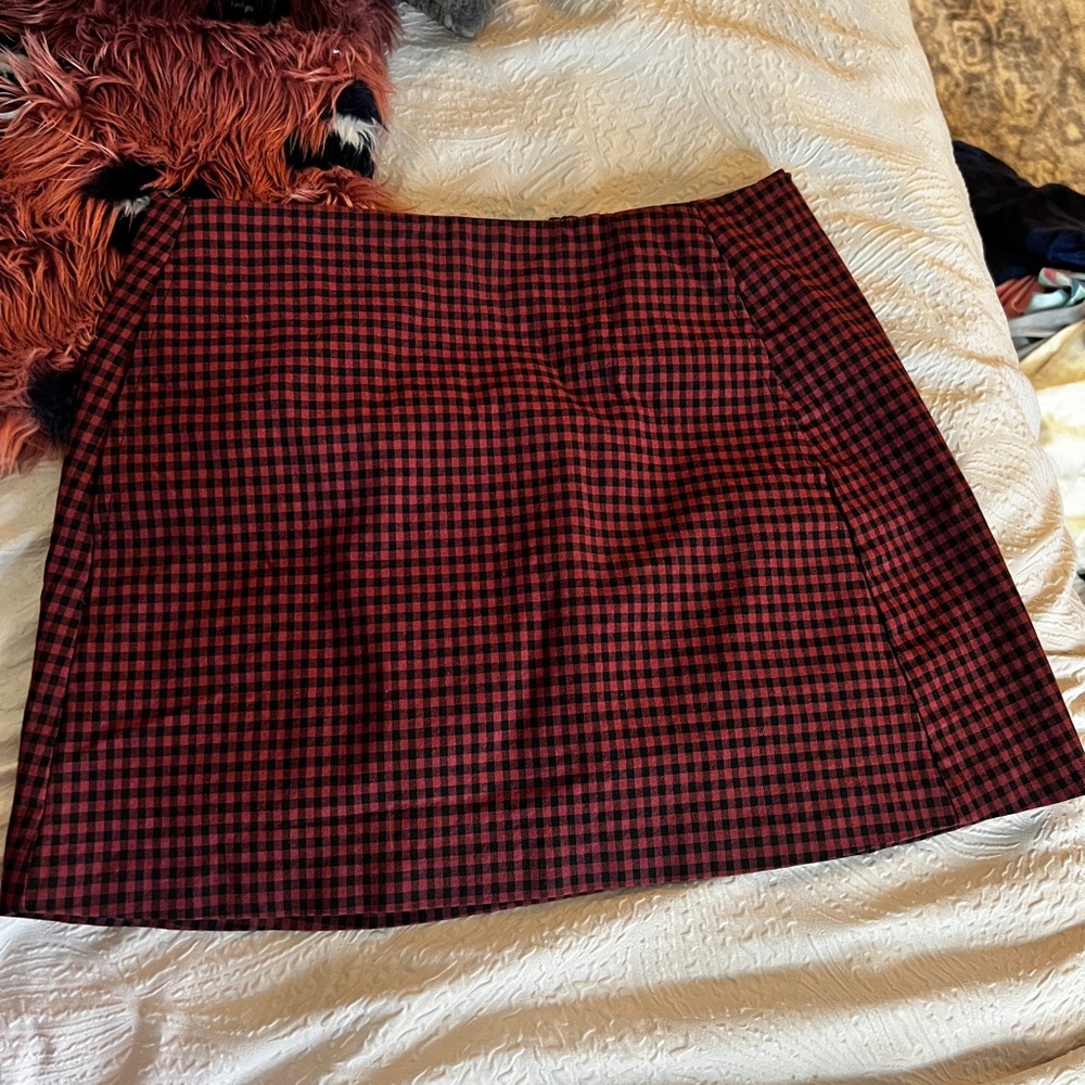 Urban Outfitters plaid mini skirt